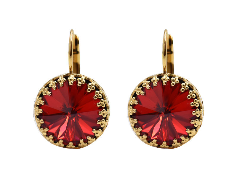 Ohrhänger Bohemian vergoldet