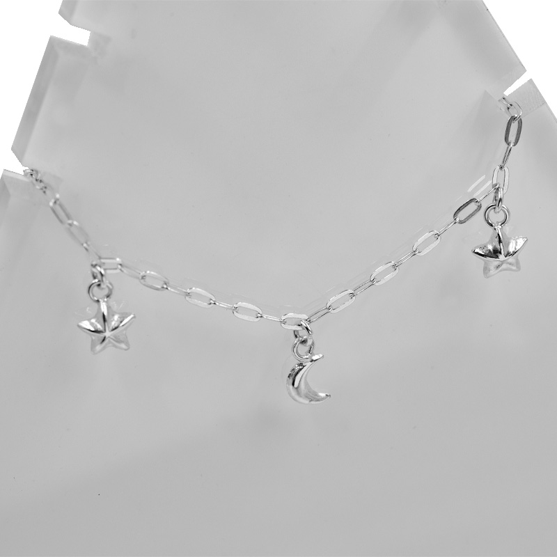 Fußkette Monde und Sterne (25 cm)