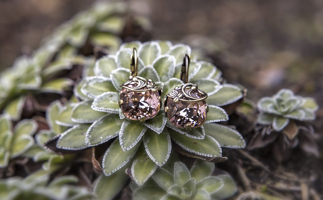 Ohrhänger Valentina mit Premium Crystal in 12 mm