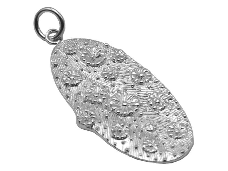 Anhänger mit floralem Muster