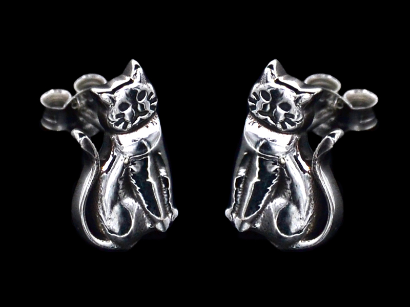Ohrstecker "Katze"