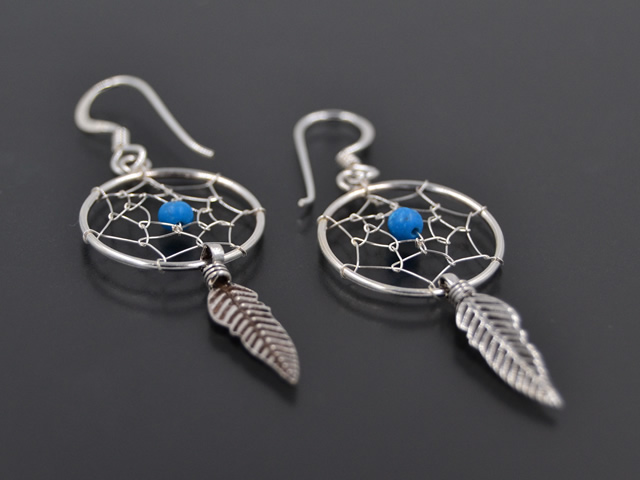 Ohrhänger Traumfänger, Dreamcatcher (16mm)