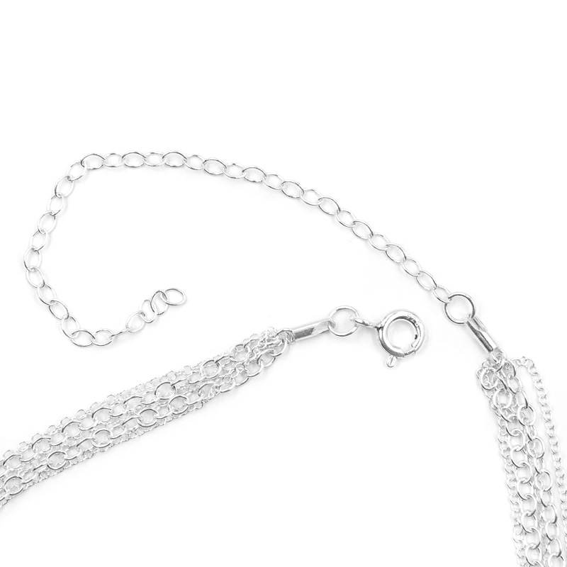 Erbskette mehrreihig (41 cm) (1.3 mm - 2.4 mm)