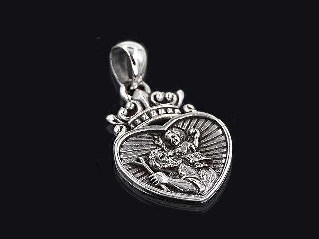 Anhänger Saint Christopher, Herz