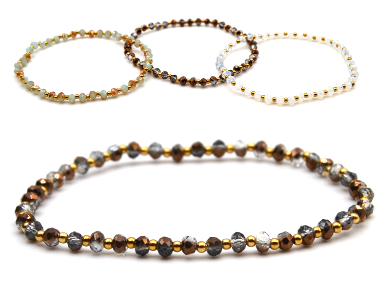 Armband mit Edelstahlbeads