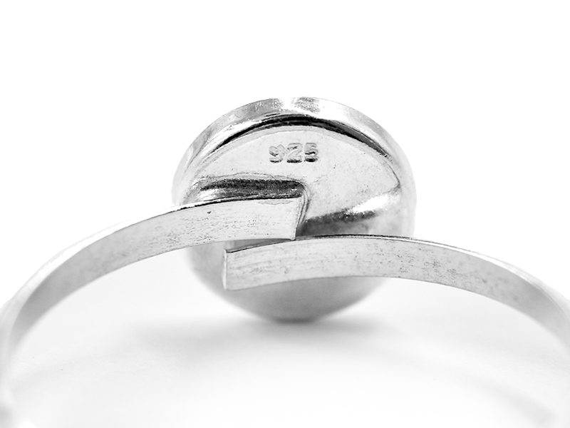 Ring mit Abalone Muschel (verstellbar) (8mm)