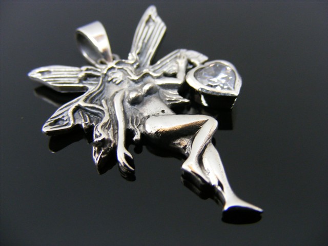 Anhänger Elfe, Zirkonia