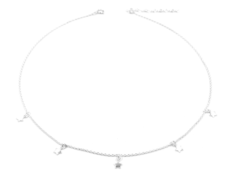 Ankerkette mit Sternen (46 cm) (1.4 mm)