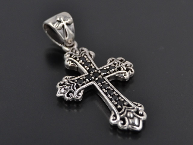 Anhänger Kreuz, Black Onyx