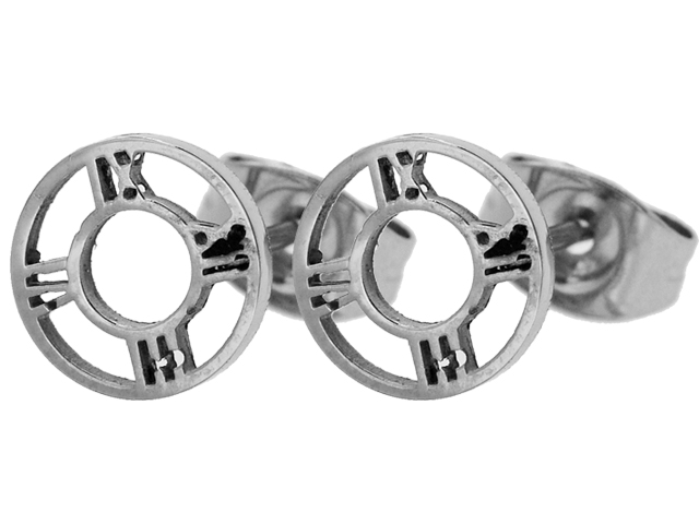 Edelstahl SET (Collier + Ohstecker)