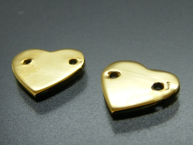 Herz (8 mm) vergoldet