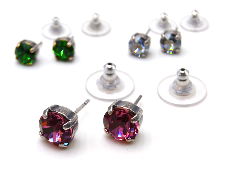 Ohrstecker ST39K mit Premium Crystal in 8 mm