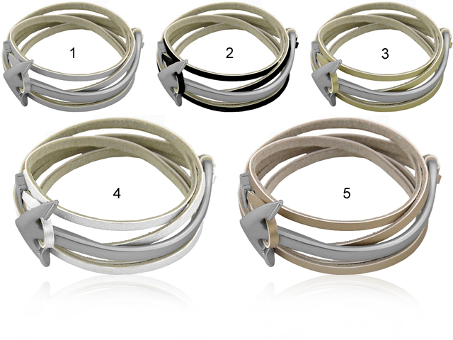 Lederarmband Anker (55 cm)