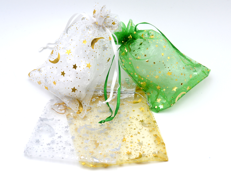 Organzaverpackungen ( 100 Stück) (14 x 10 cm)