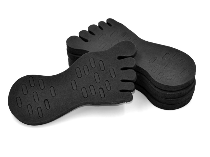 Schaumstoff Fuß schwarz 5St.