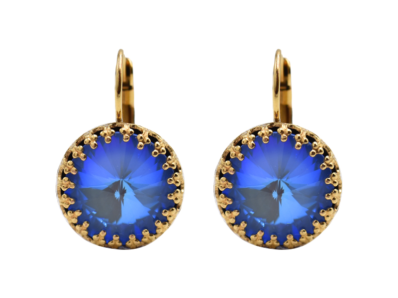 Ohrhänger Bohemian vergoldet