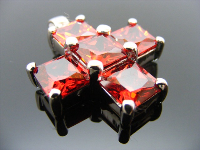 Anhänger Kreuz, Zirkonia