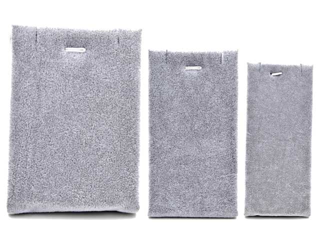 Display 3er Set für Anhänger und Ketten,grau