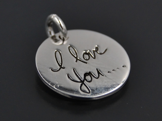 Anhänger Kreis (I love you) (15 mm)