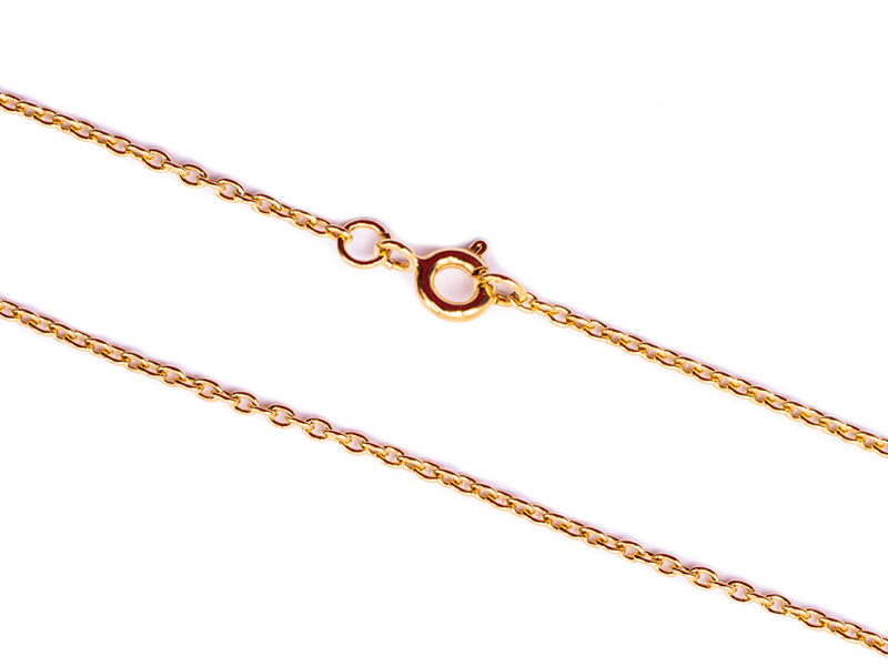 Ankerkette (40 cm) (1.4 mm) vergoldet