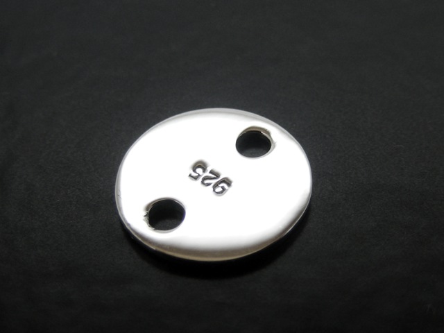 Stempelplatte, Schmuckverbinder (11 mm)