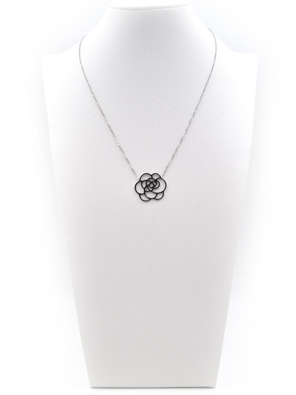 Edelstahlkette "Flower" (45+5 cm)