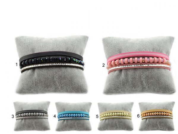 Alcantara-Leder Mix Majon (17.5 cm)