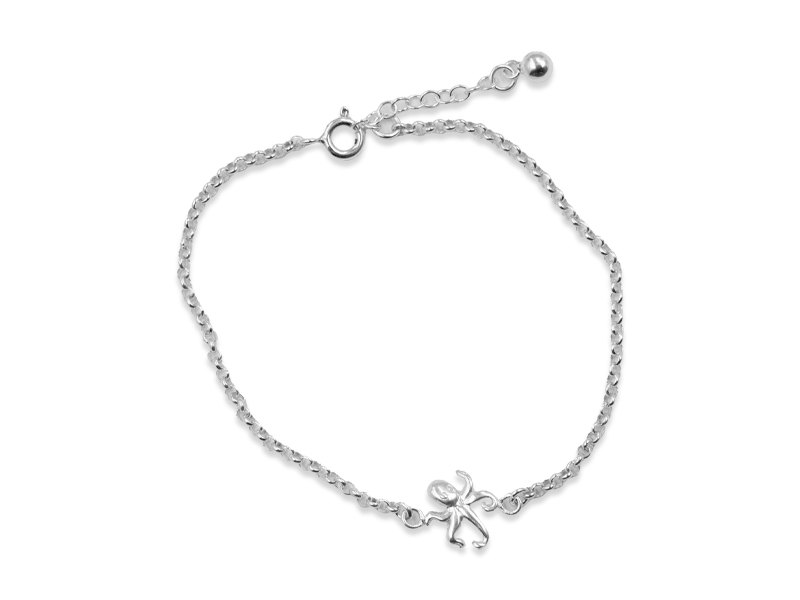 Erbsarmband mit Oktopus (17 cm + 2.5 cm) (2.0 mm)