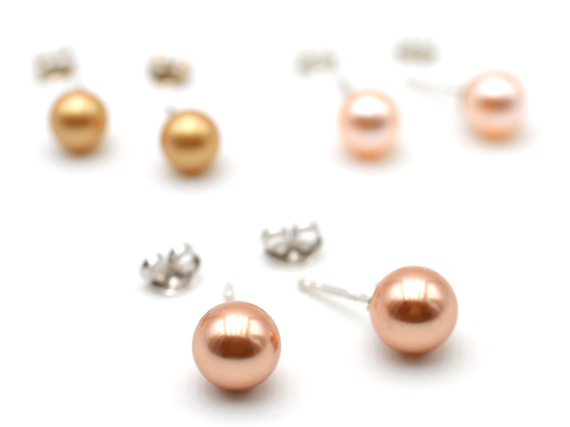 Perlenohrstecker PST01 (8mm Perle)