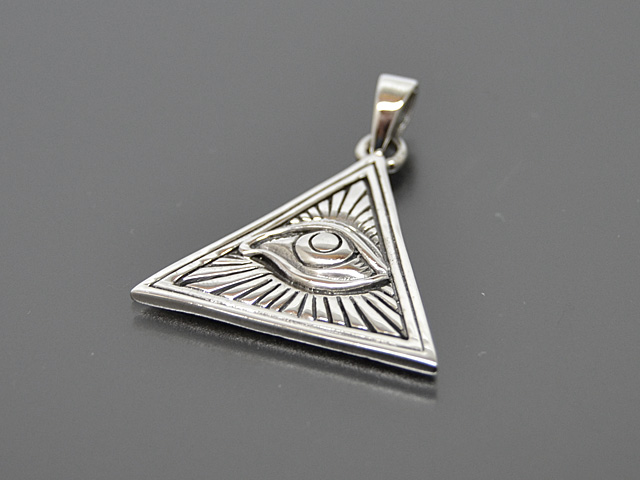 Anhänger Auge der Vorsehung auf Pyramide, Allsehendes Auge