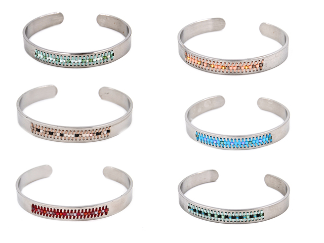 Edelstahlarmreifen "Aquene"