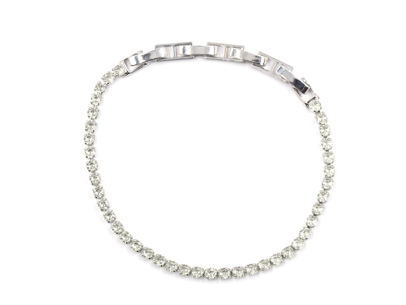 Tennisarmband mit Premium Crystal (15.5 cm + 4.0 cm)