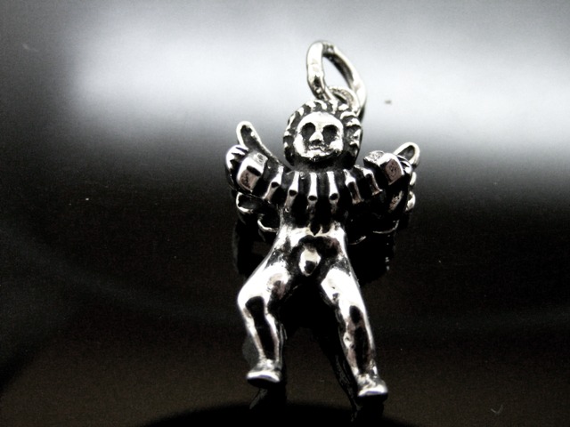 Anhänger Engel mit Ziehharmonika