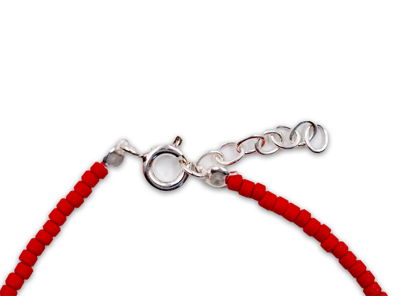 Armband mit Echtsteinen und Glassteinen