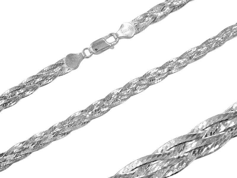 Zopfkette (45 cm) (6.2 mm)