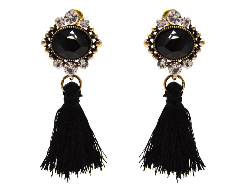 Ohrstecker Black Beauty