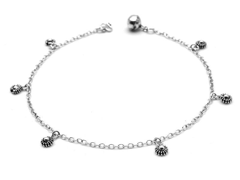 Fußkette Blumen (25 cm)