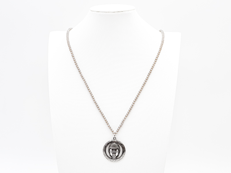 Glassteinkette ''Buddha'' (Gesamtlänger: ca. 54cm)