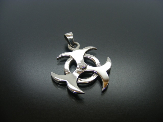 Anhänger Biohazard, Symbol Biogefährdung