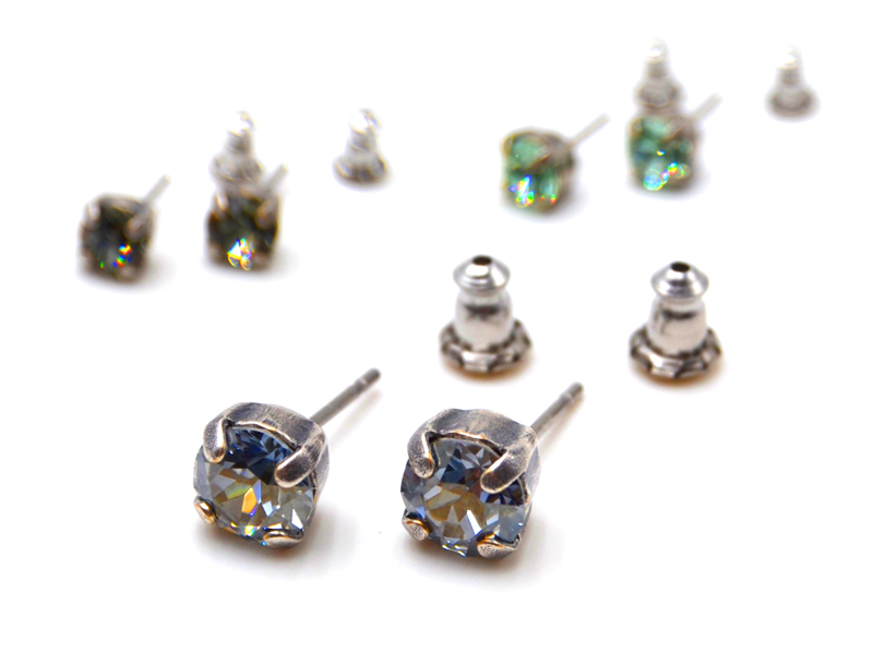 Ohrstecker ST29K mit Premium Crystal in 6 mm