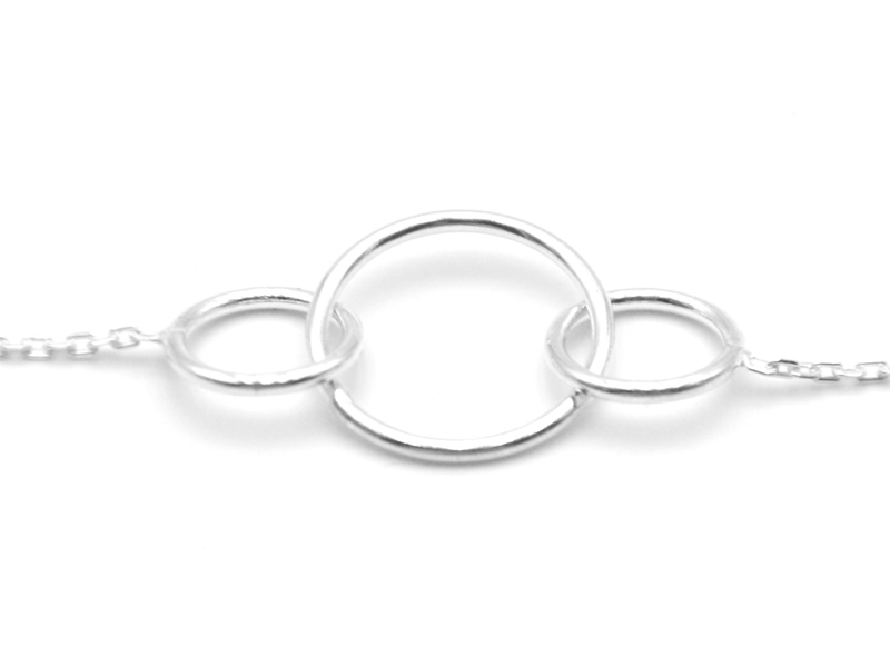 Ankerkette mit Kreisen (40 cm) (1.4 mm)