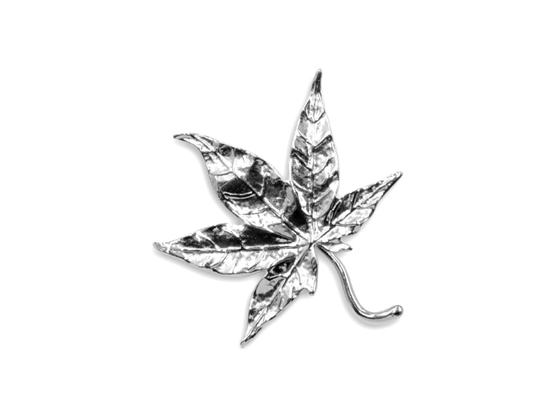 Brosche Blatt