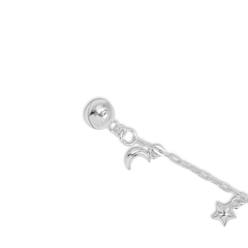 Fußkette Monde und Sterne (25 cm)