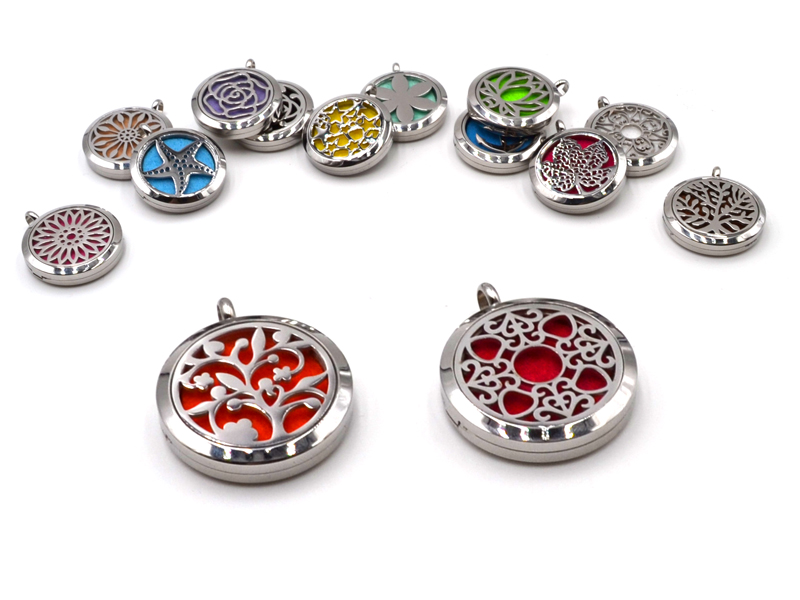 Filzplätchen für Edelstahl Medaillons sortiert (14er Pack)