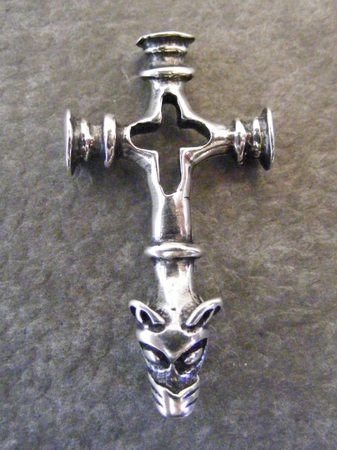 Anhänger Thors Hammer "Wolfskreuz"