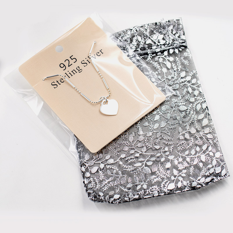 Kette mit Gravurplatte Herz