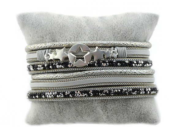 Alcantara-Armband "Freia"