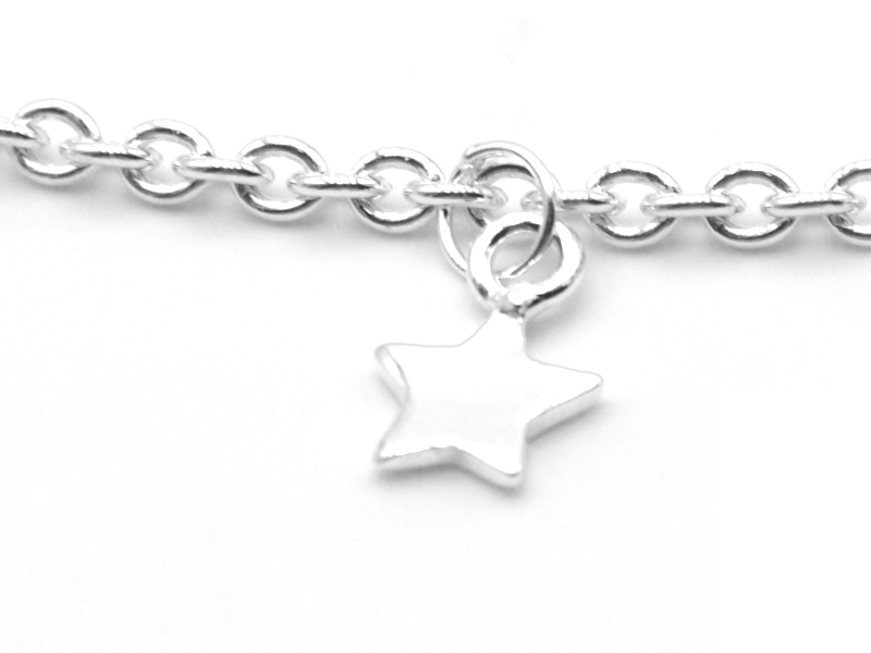 Ankerkette mit Sternen (40 cm) (2.5 mm)