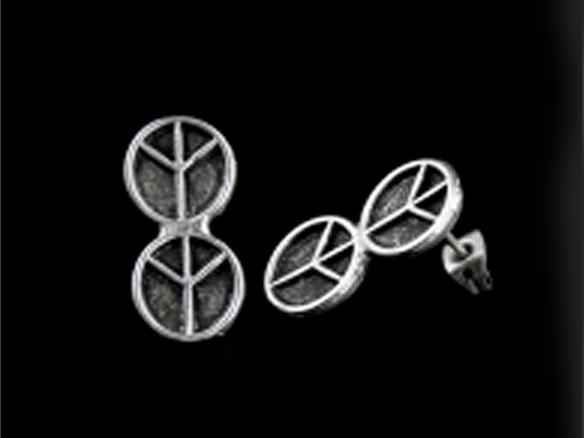 Ohrstecker "Peace"aus der Deluxe Kollektion