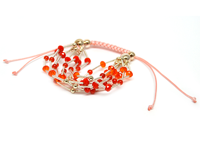 Glassteinarmband Elva (verstellbar)